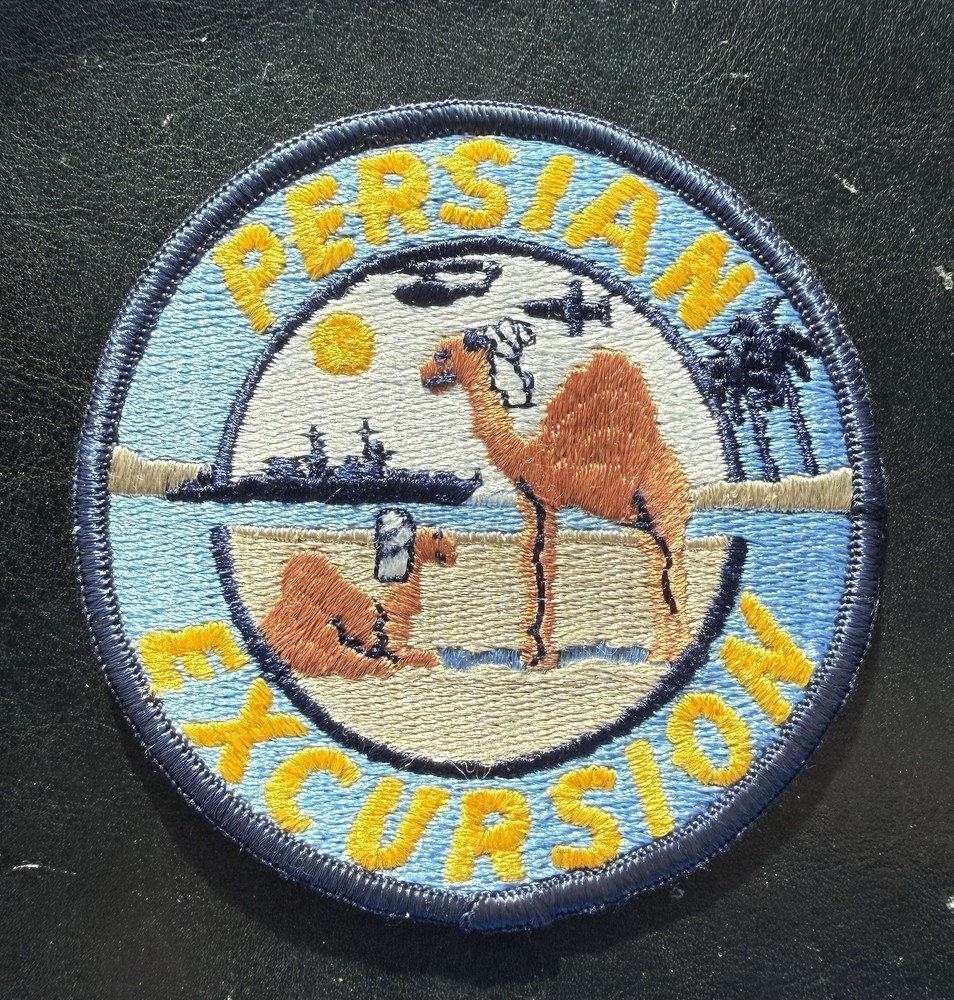 PERSIAN EXCURSION OPERATION DESERT STORM GULF WAR LARGE EMBROIDERED PATCH 3.75