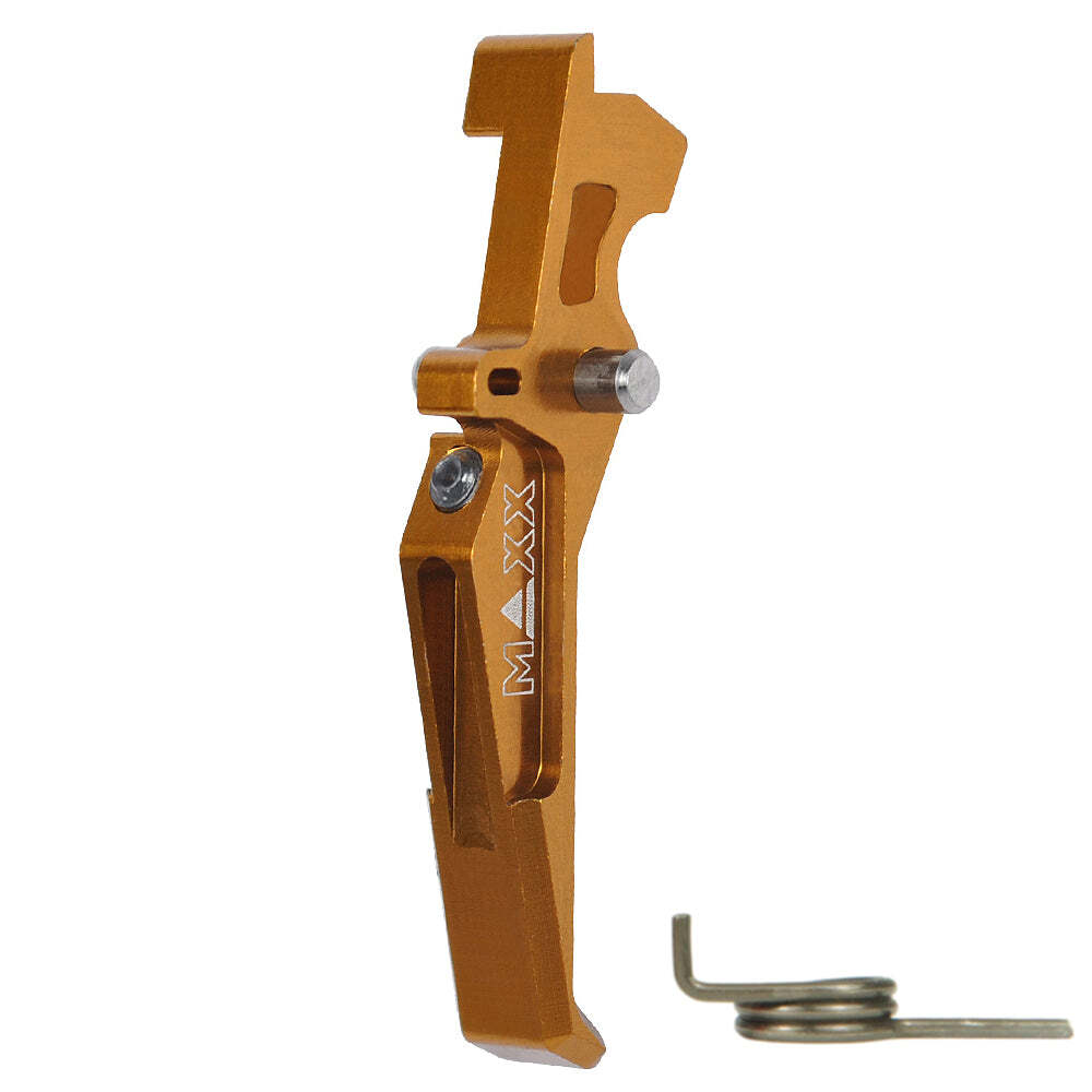 MAXX- CNC Aluminum Advanced Trigger (Style E) for V2 Gearbox - MX-TRG001SE