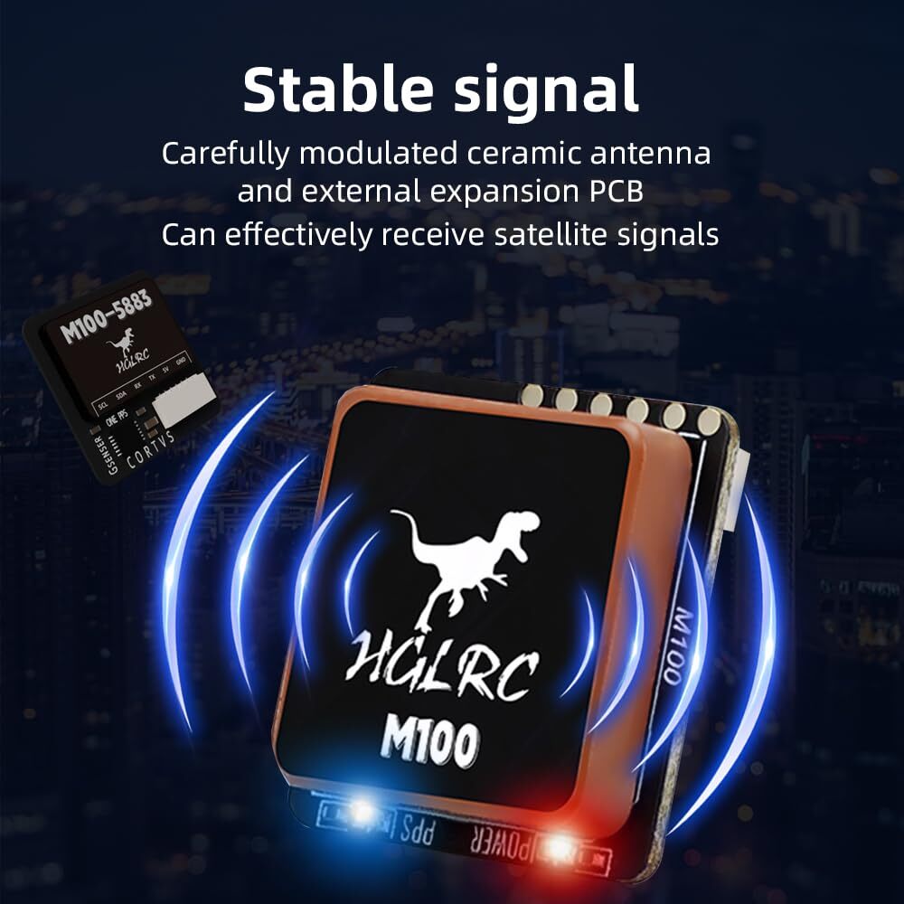 M100-5883 GPS Compass Module Upgraded 10th Generation Chip Compatible with FP...