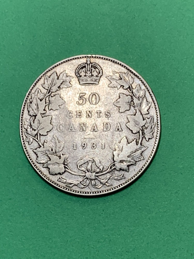 1931 Canada Silver 50 Cents (A0743)