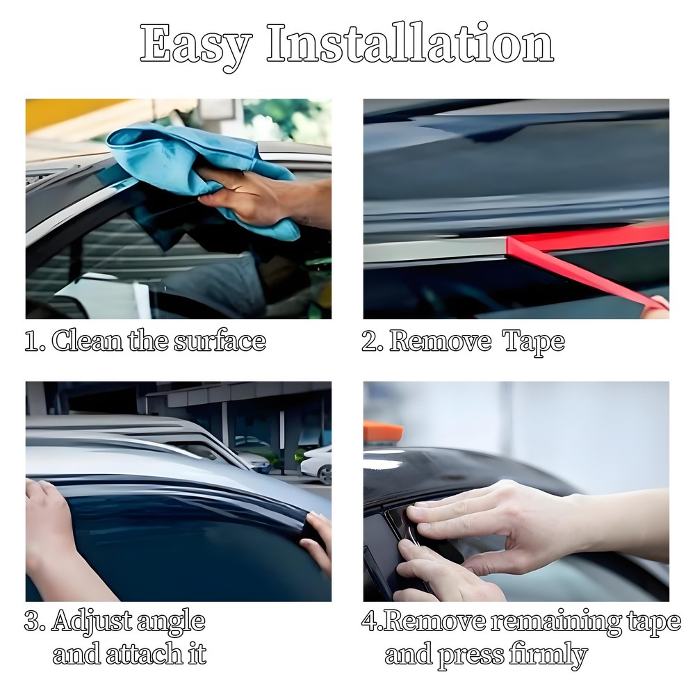 4X For Honda Element 2003-2011 Window Visors Rain Guards Deflector