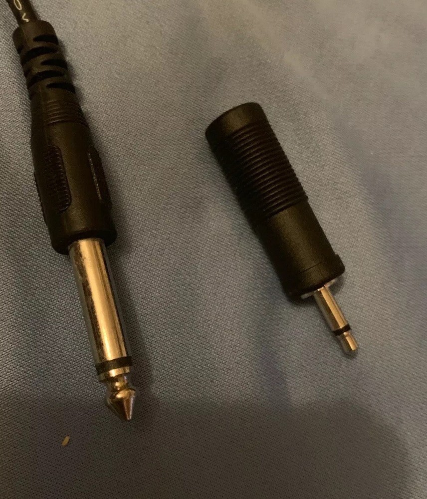 CES High Grade Professional Low-Noise Cable Microphone On Off Switch Silver