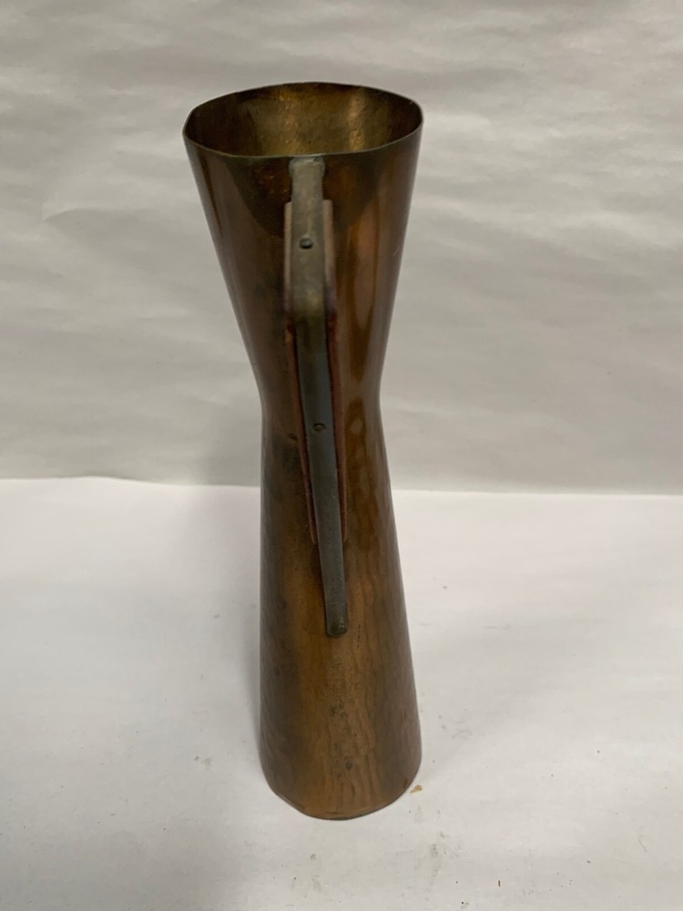 VTG Retro Modern Eames Era SMALL Hammered Copper Pitcher? (A8)