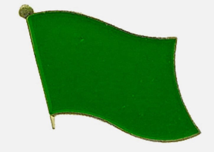 Liberia Flag Pin 1" Solid Green