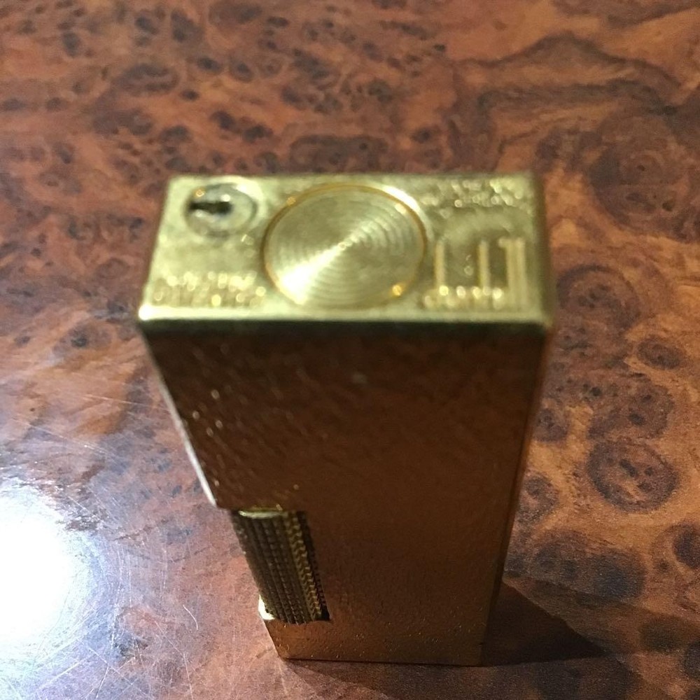Overhauled Dunhill Rollagas lighter gold without box