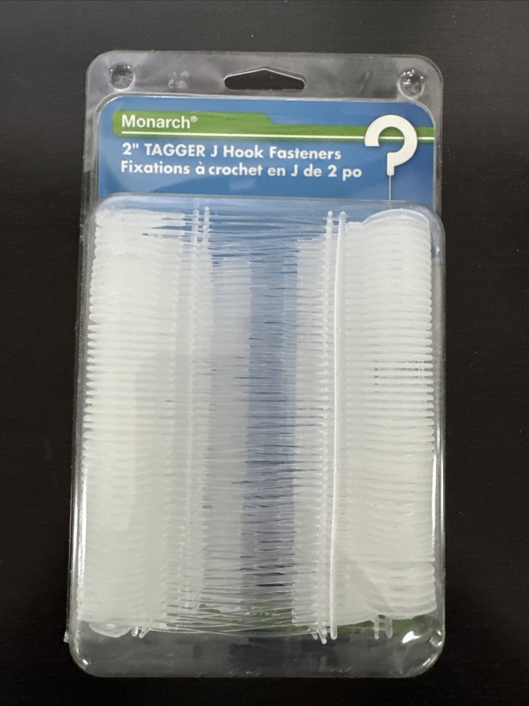 925132 MONARCH 2'' TAGGER J HOOK FASTENERS