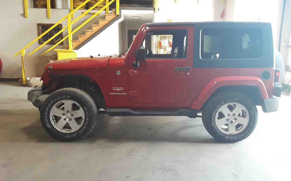 Used Windshield Frame fits: 2010 Jeep Wrangler Grade A