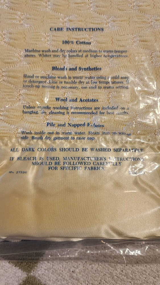 Vtg Kenshire Crib Blanket