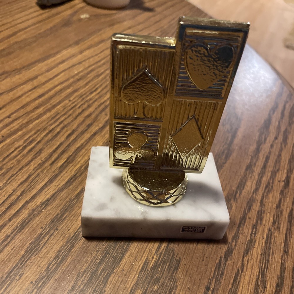 Buck Euchre Card Game Trophy