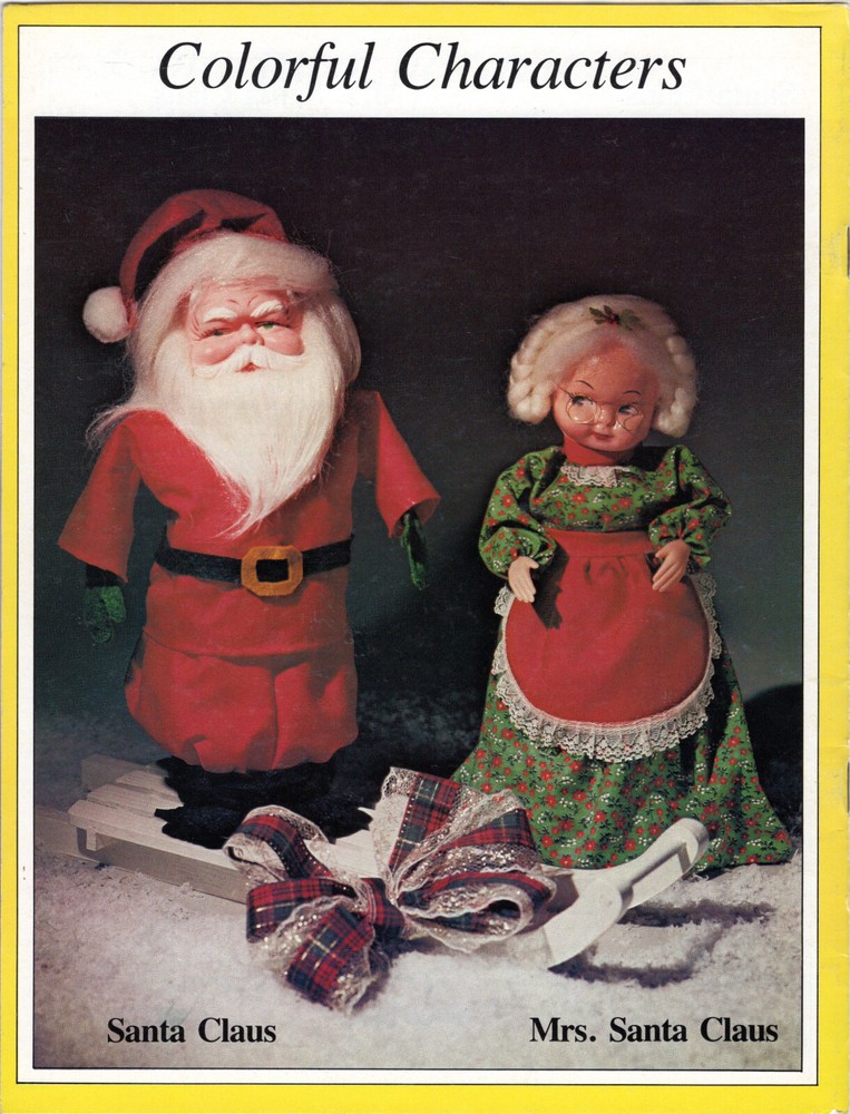 Dolls for Fun & Function ©1980 Plaid Doll Making Pattern Leaflet 7409 Mrs Putter
