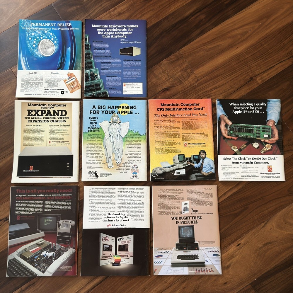 Apple Orchard Magazine Computer 9 issues 1980-1982