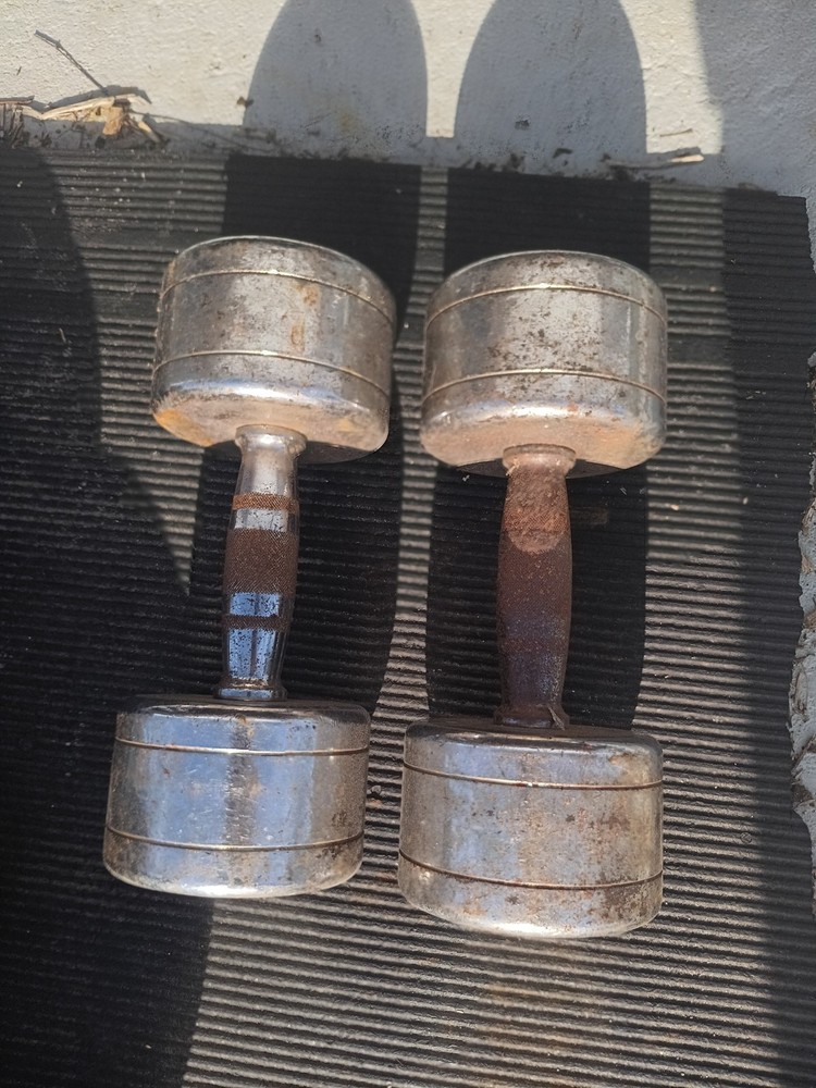 Chrome Dumbbell Set 30 Pounds