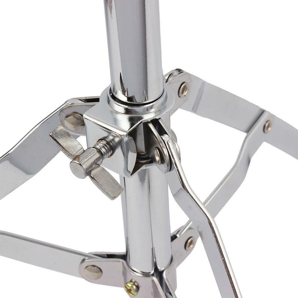 New Silver Snare Drum Stand - Heavy Duty Hardware Percussion