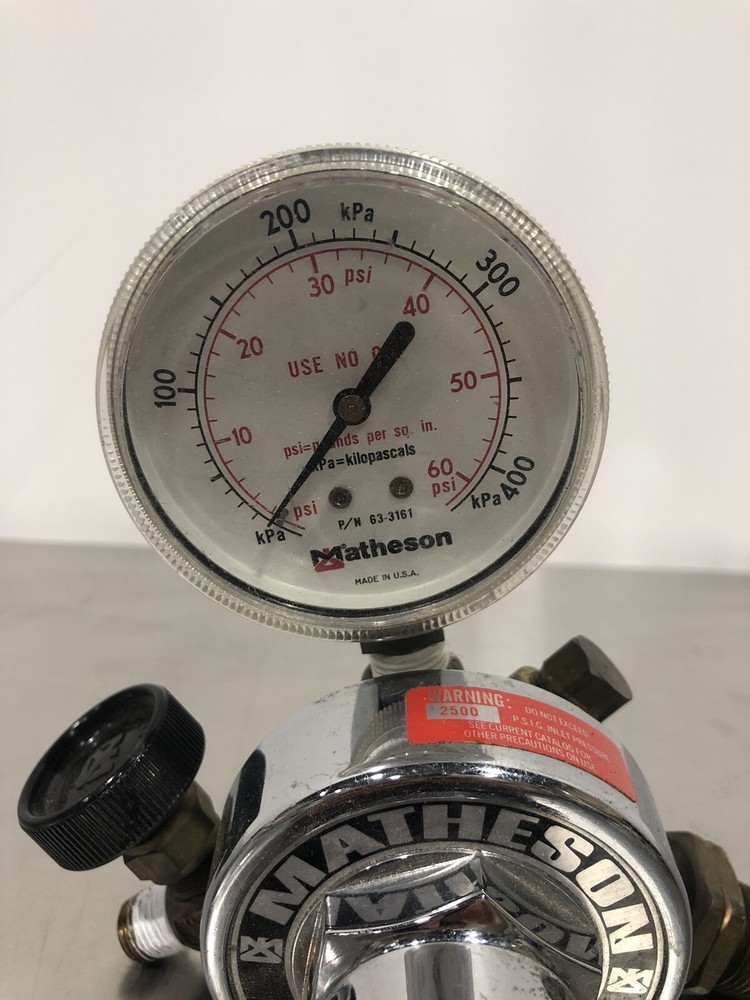 Matheson Compressed Gas Regulator Model# 1P-510