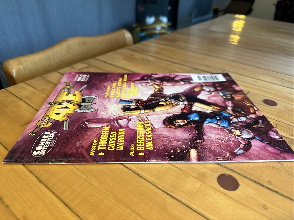 Battle Axe comic magazine #1 - Comics Interview Group publishing Very Nice!