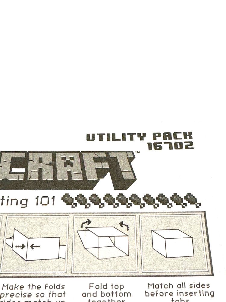 Minecraft Crafting 101 Instructions Utility Pack 16702 User Guide Craft 2013
