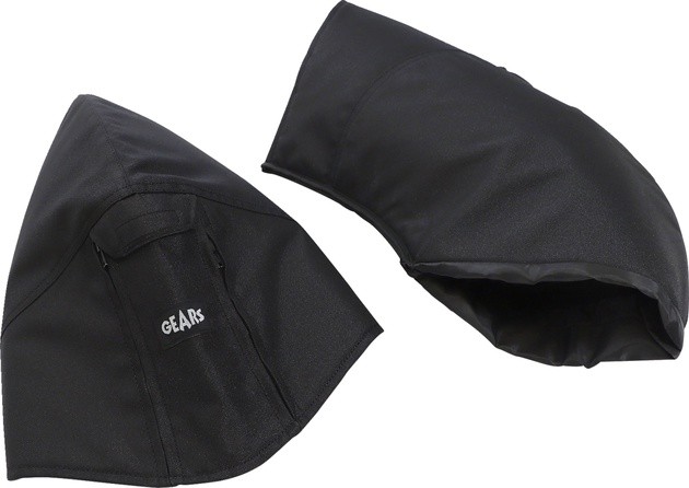 Gears Canada Gauntlet ATV/Snowmobile Handlebar Muffs Black