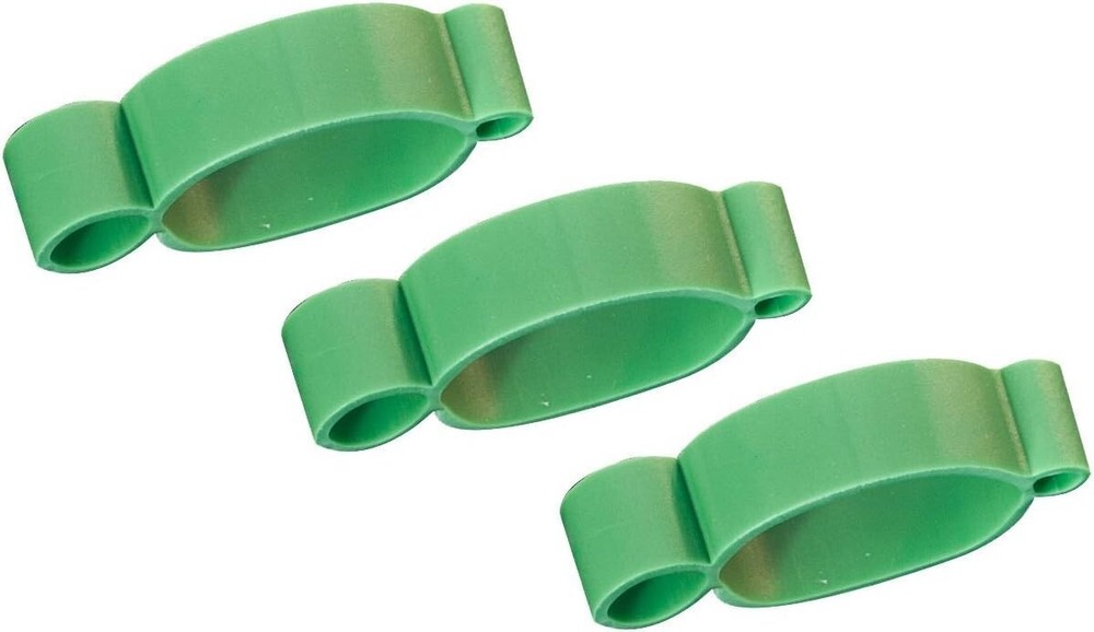 TACKLE BEACON Pole Float Holders Green and Large 3 Per Pack