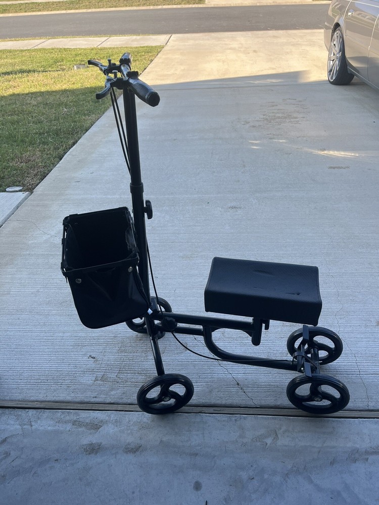 Homcom Knee 4-Wheeled Scooter - Blue