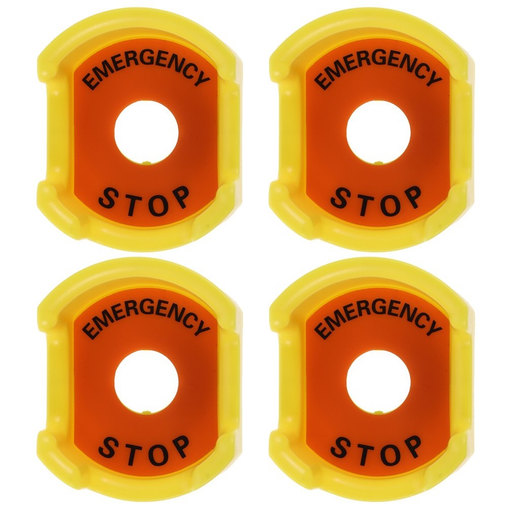 4 Pcs Industrial Button Cover Emergency Protector Stop Protective