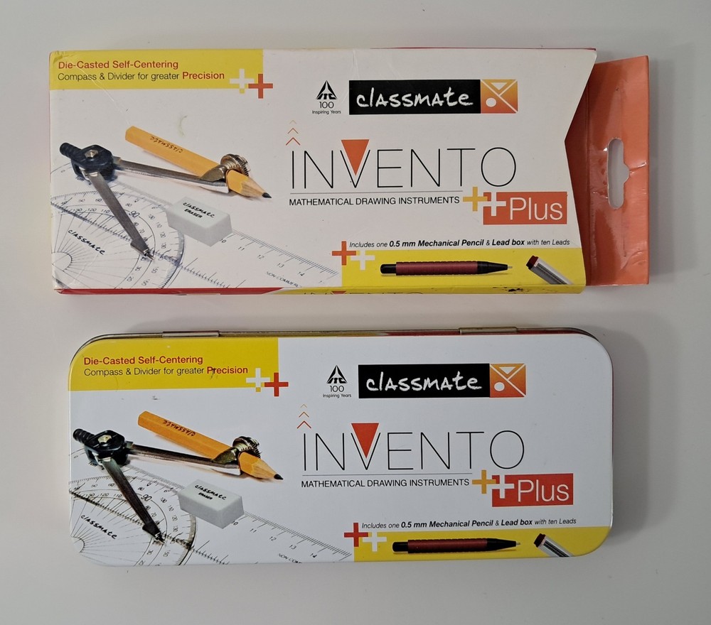 Camel Scholar Mathematical Drawing Instruments Geometry Preowned 2011 Invento+