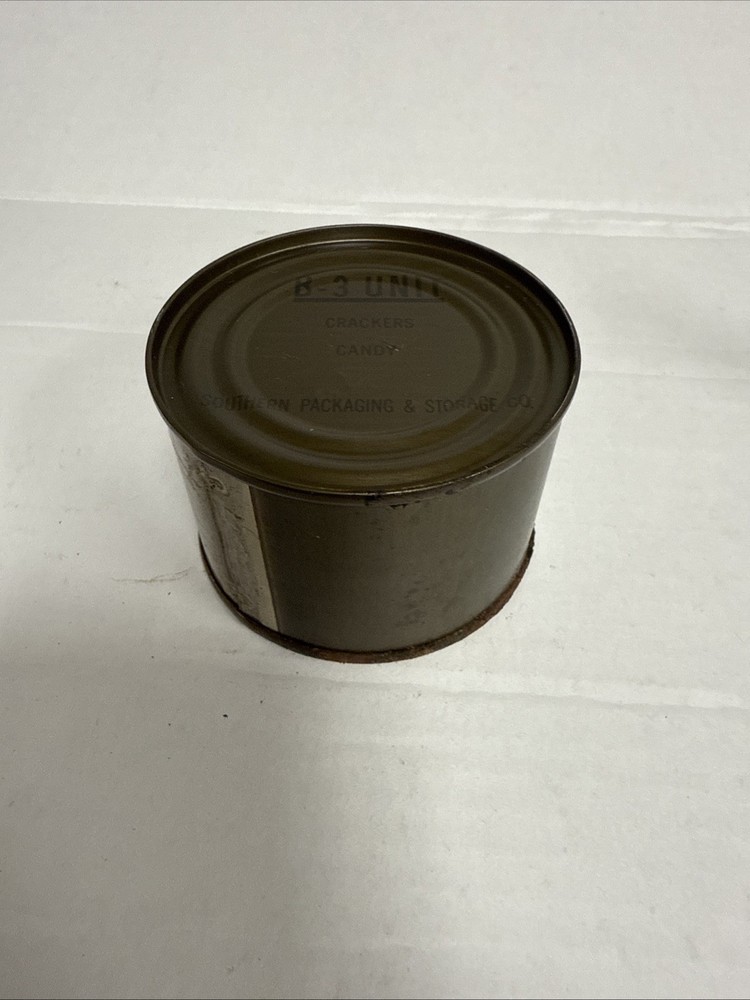 Vintage Military C Ration B-3 Unit Crackers Candy
