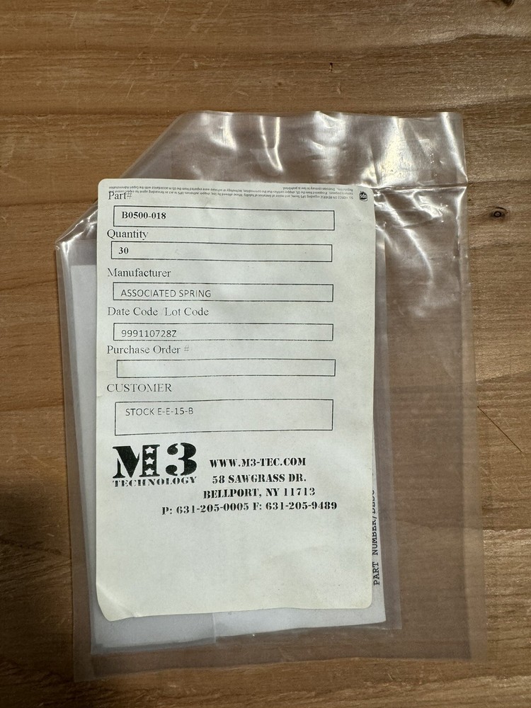 B0500-018 WASHER SPRING 31PC