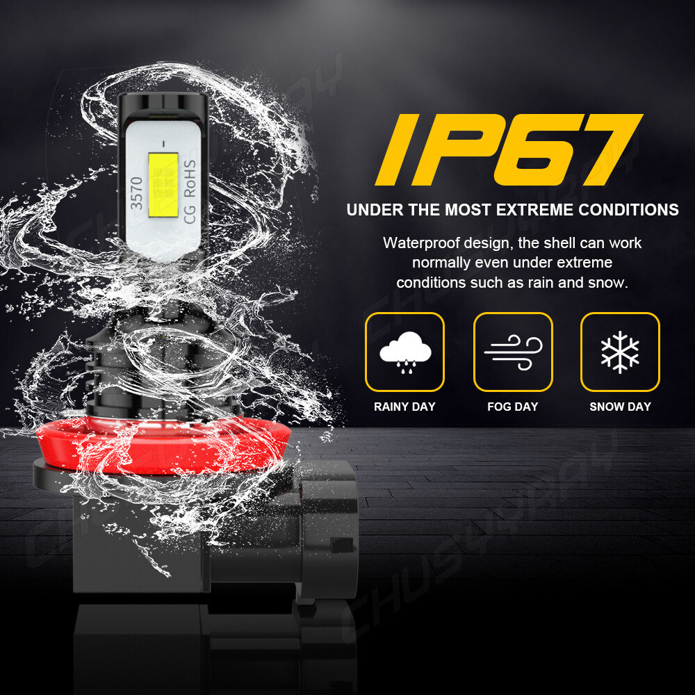 For Ford C-Max 2013-2018 - 6PC LED Headlight High Low Beam + Fog Light Bulbs