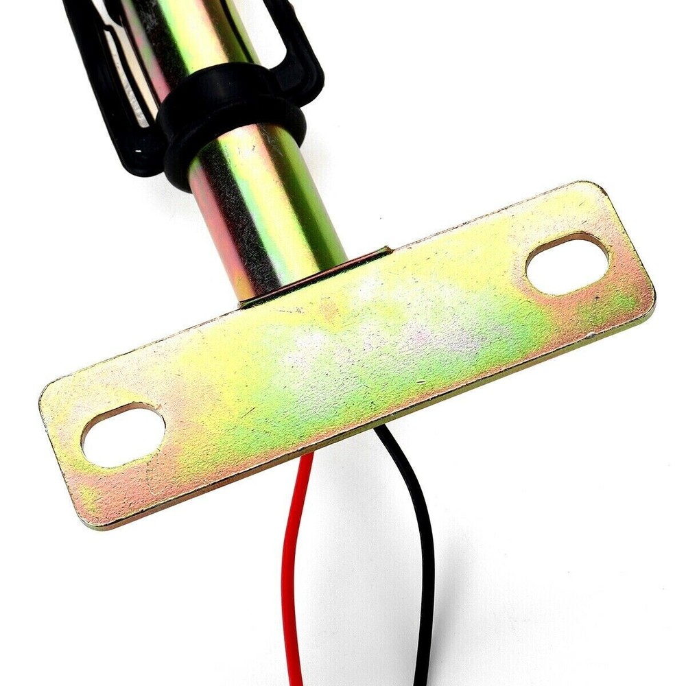 Din Yellow Rotating Flashing Beacon Threaded L-Shape Mounting Pole Spigot