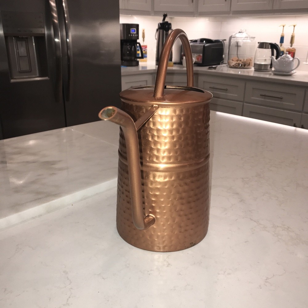 Plow & Hearth COPPER Color Hammered Tall Watering Can