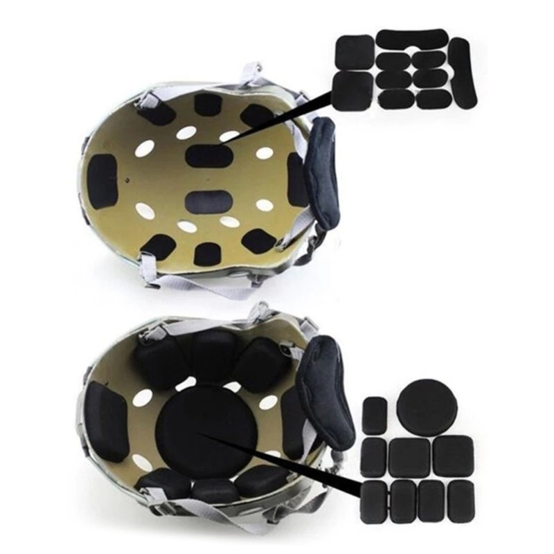 19Pcs Inner Protective Pads Replacement Pad Cushion Mat Set for Helmets