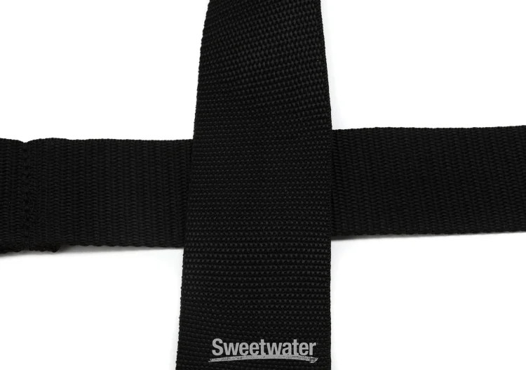 Fender Quick Grip Locking End Guitar Strap - Black Polypro