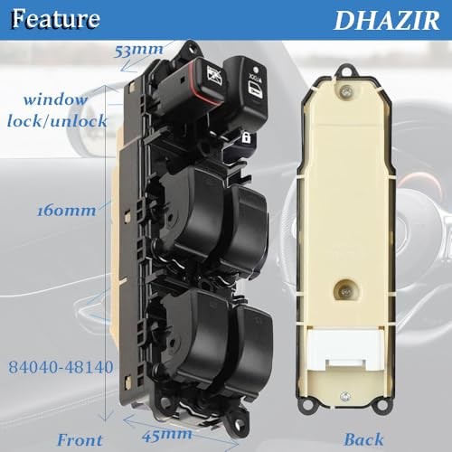 84040-48140 Power Window Master Switch Front Driver Side Left Fit for Lexus