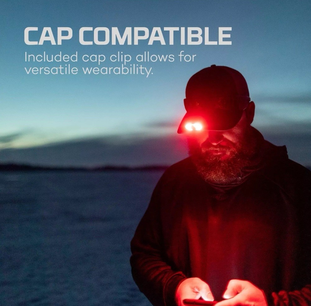 NEBO MYCRO USB Rechargeable, Adjustable LED Headlamp & Cap Light, Bright Spot