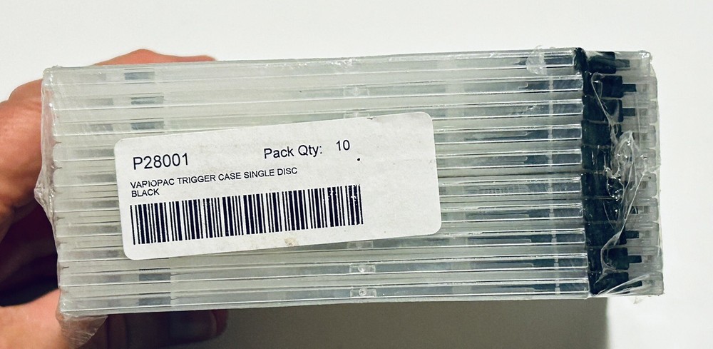 10 PCS : VARIOPAC TRIGGER CD DVD CASES, BN