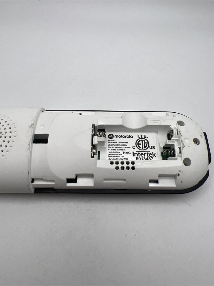 Motorola CD501-HS HandSet Missing Battery Cover READ!!!!
