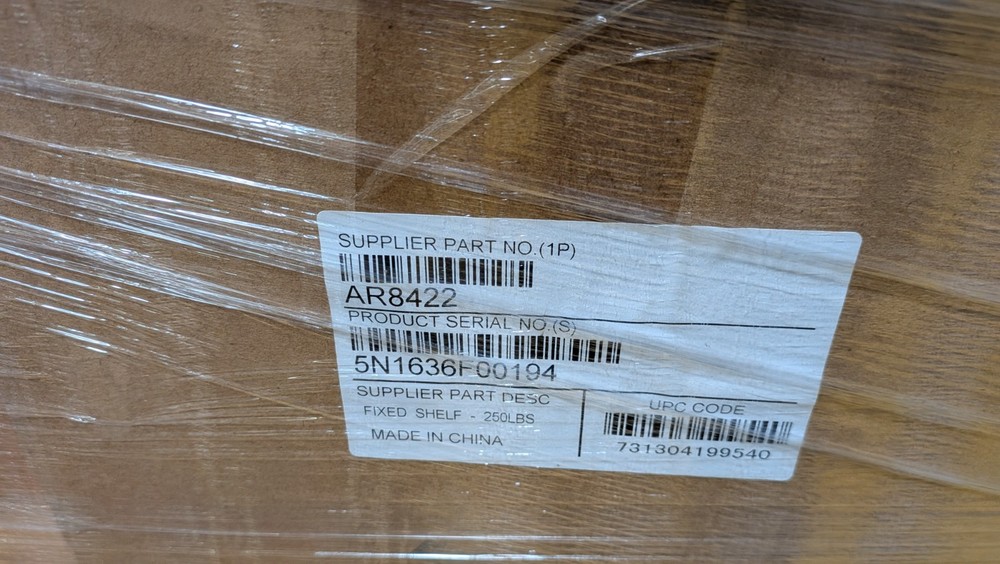 APC AR8422 Fixed Shelf for 2-Post Rack - 250Lb. Capacity