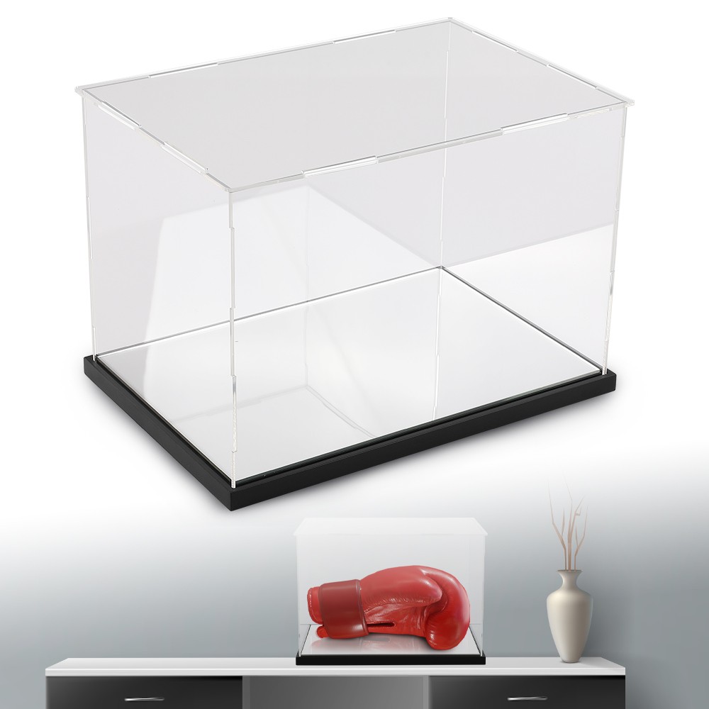 Clear Single Boxing Glove Horizontal Display Case
