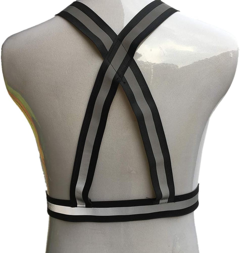 Reflective Running Vests - 10 Pack for Safety & Visibility