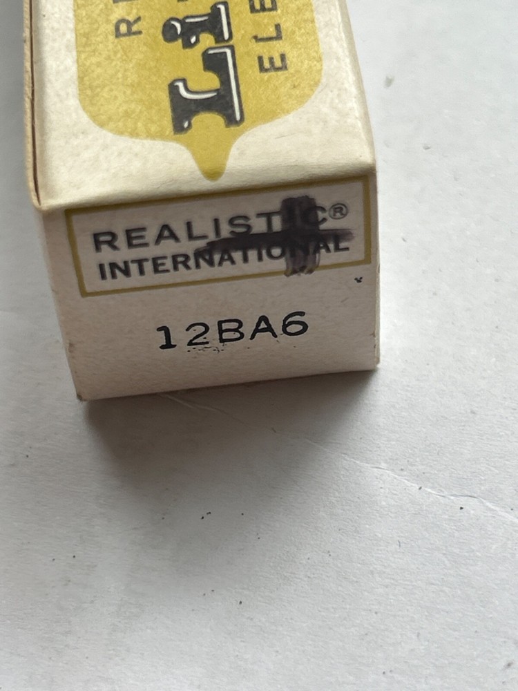 Electron Tube Realistic 12BA6 Gold Clad
