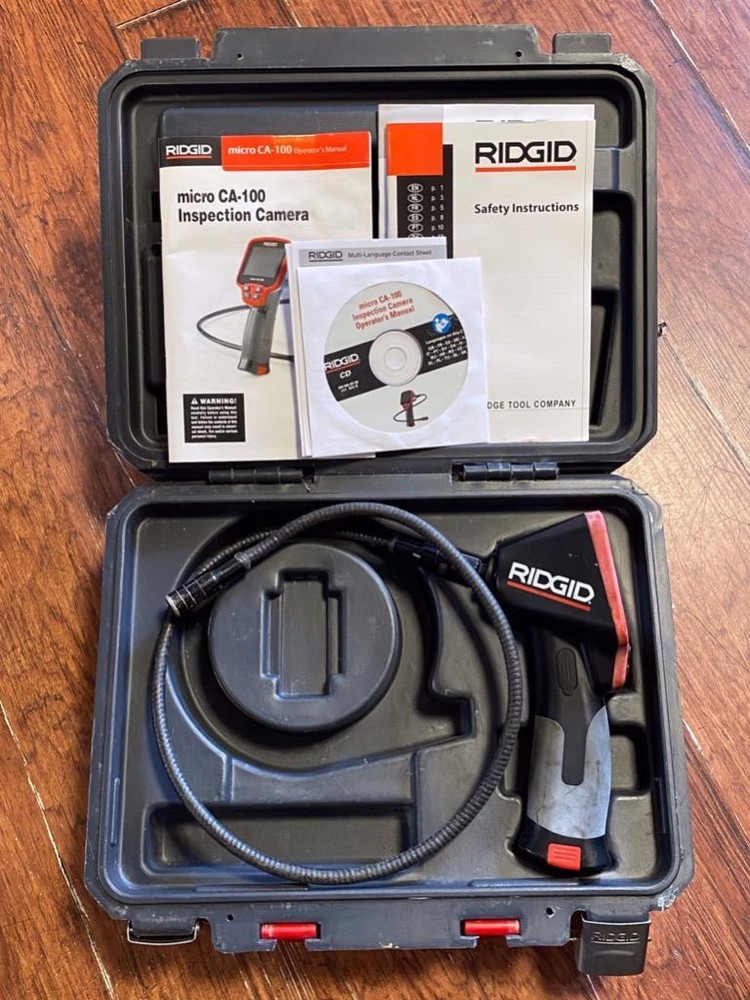 RIDGID MICRO CA-100 INSPECTION CAMERA-USED.