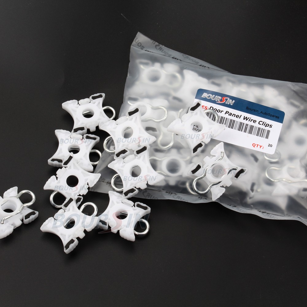 20 Pcs, Window Regulator Sliding Pivot Clips fit BMW E32 E34 E36