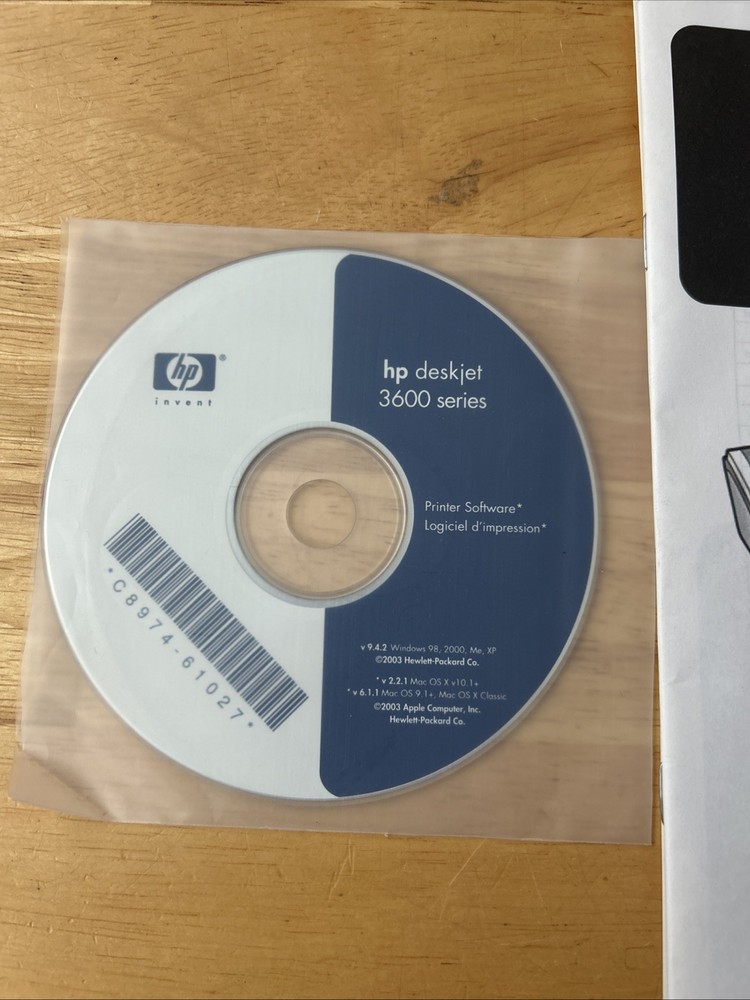 Hp Deskjet 3600 PC Software & Guide
