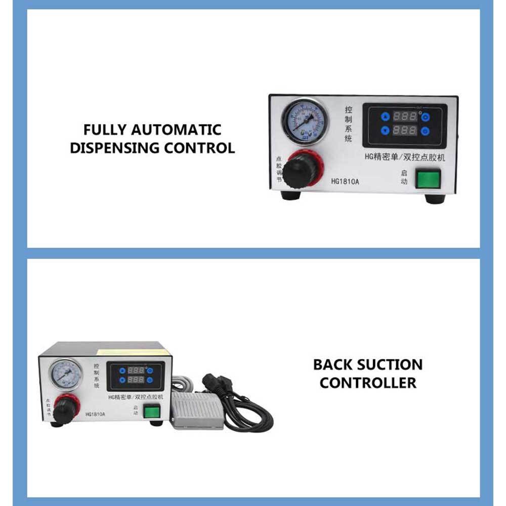 Double Control Glue Machine 1810A Gluing Machine with Controller Precision