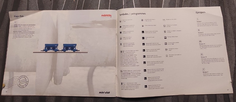 catalogue Märklin models export 2002 model railway train HO