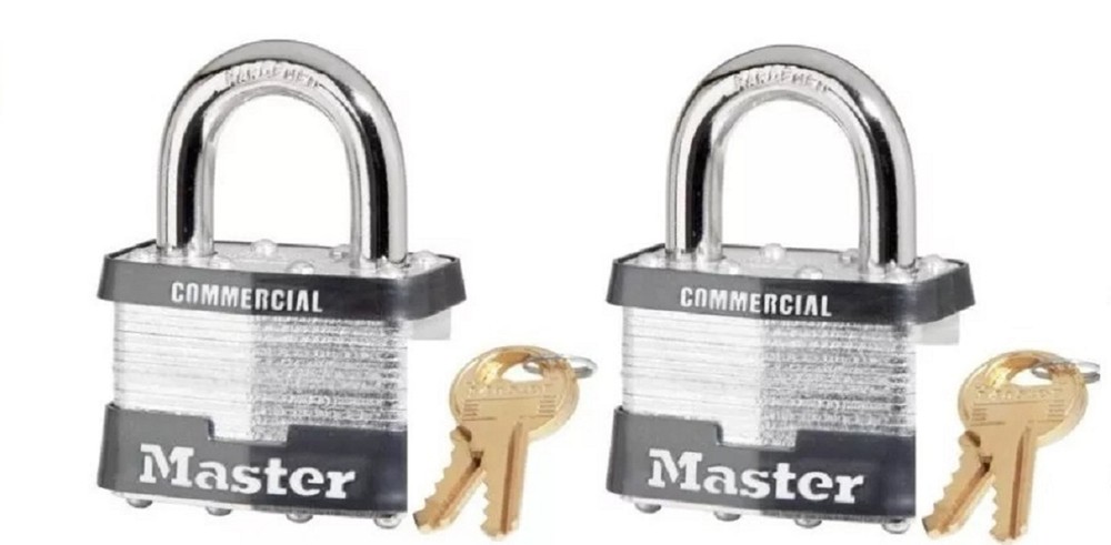 new Master Locks 5KA A201 quantity of 2 keyed alike