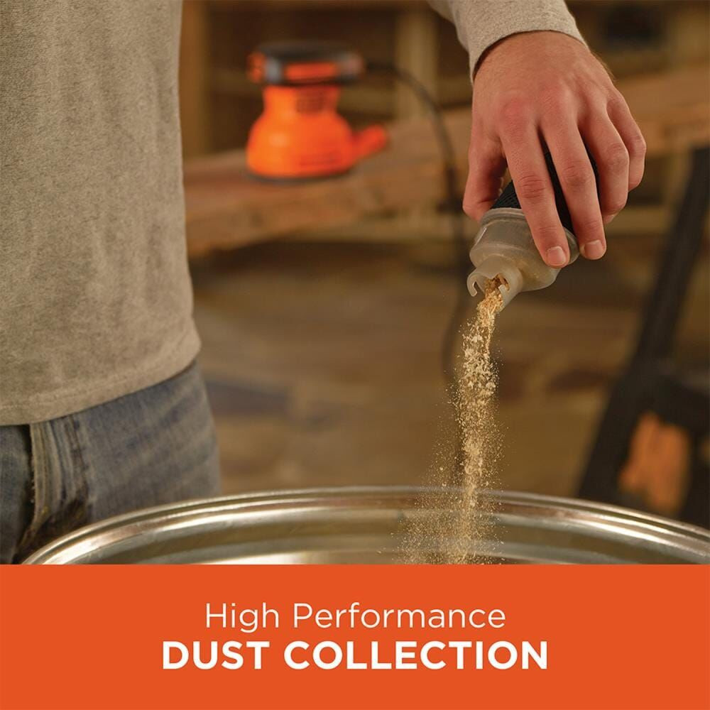 BLACK+DECKER Random Orbit Sander, 5-Inch - BDERO100