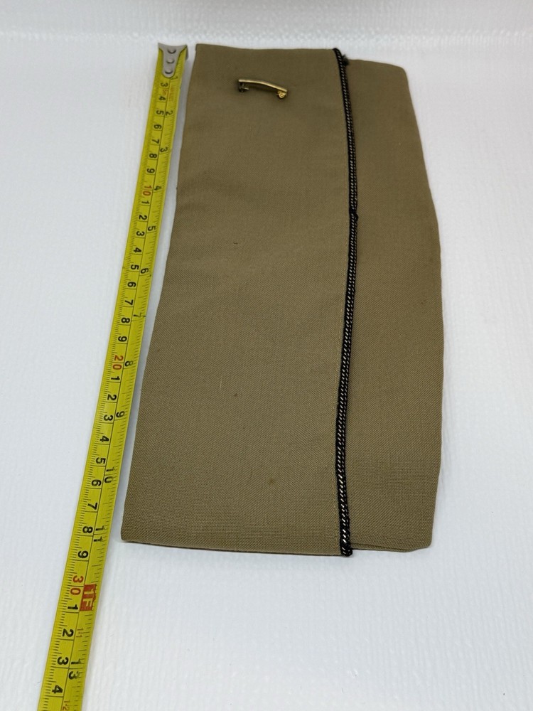 WW2 Khaki Officer Garrison Cap with Insignia - READ DESCRIPTION