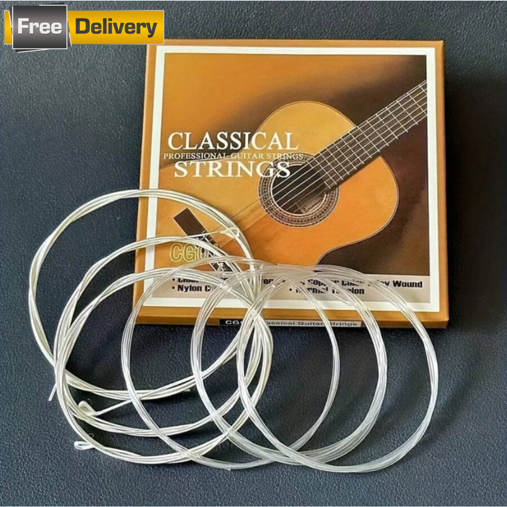 6pcs/Set Nylon Strings Classic Guitar String Great Tone & Hard Tension Strings