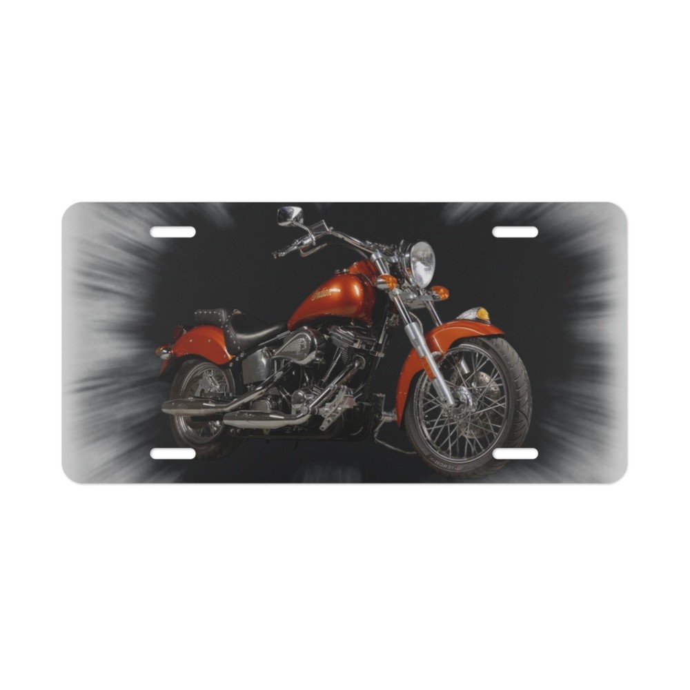2001 Indian Scout License Plate